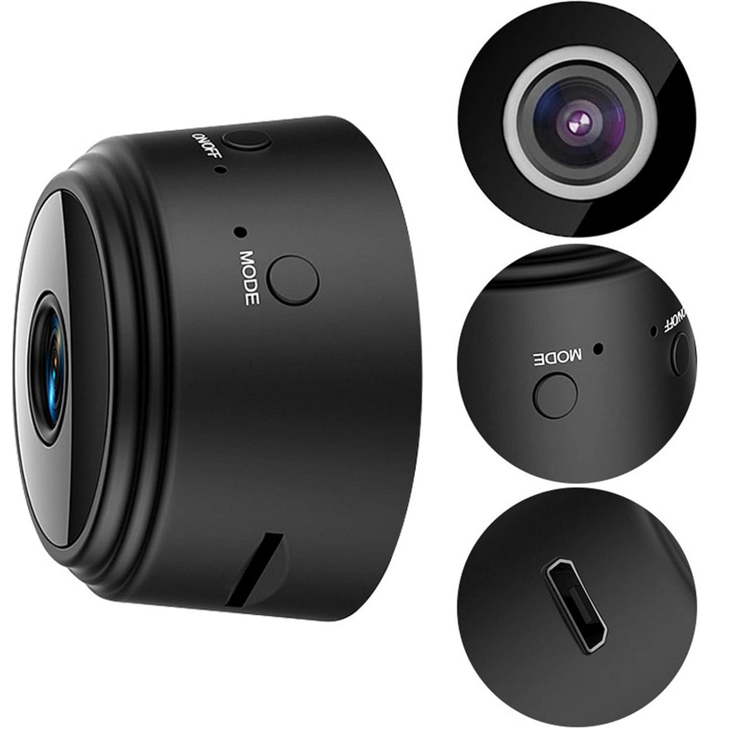 MINI CAMARA A9 1080P INALÁMBRICA WIFI SMART HOME VIGILANCIA