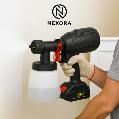 PISTOLA DE PINTURA INALÁMBRICA 48V – PROFESIONAL, PORTÁTIL Y CON 2 BATERÍAS