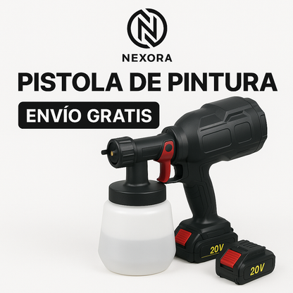 PISTOLA DE PINTURA INALÁMBRICA 48V – PROFESIONAL, PORTÁTIL Y CON 2 BATERÍAS